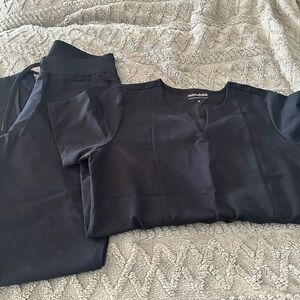 Mandala Midnight Navy Scrub Set